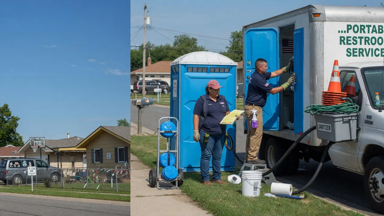 Portable Toilet Rental in Radom, IL near me